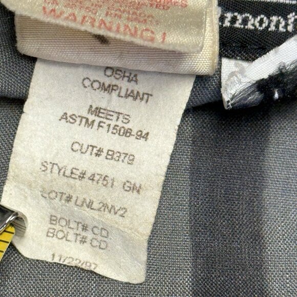 Vintage 90s Bulwark Workwear Jacket Mens XL Blue Quilted (25x29.5) - Picture 16 of 16